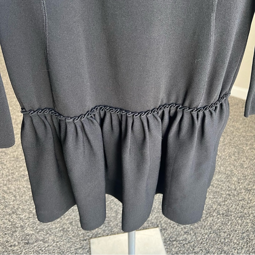 Reiss Charlotte Knitted Ruffle Hem Dress - Picture 6 of 13